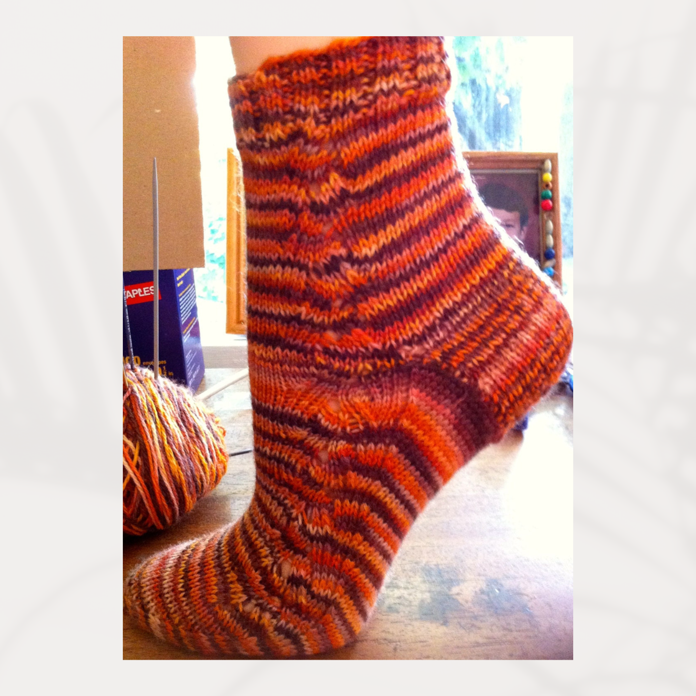 Rosie's Firestarters sock pattern